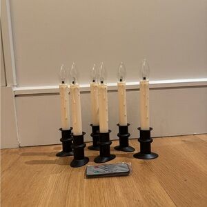 Battery Operated LED Window Candle Set with Remote